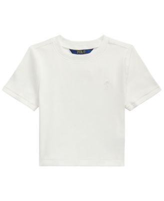 Girls' 7-16 Ribbed Boxy T-Shirt