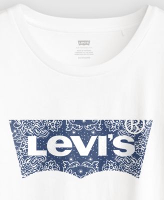 Trendy Plus Size Perfect Logo Cotton T-Shirt