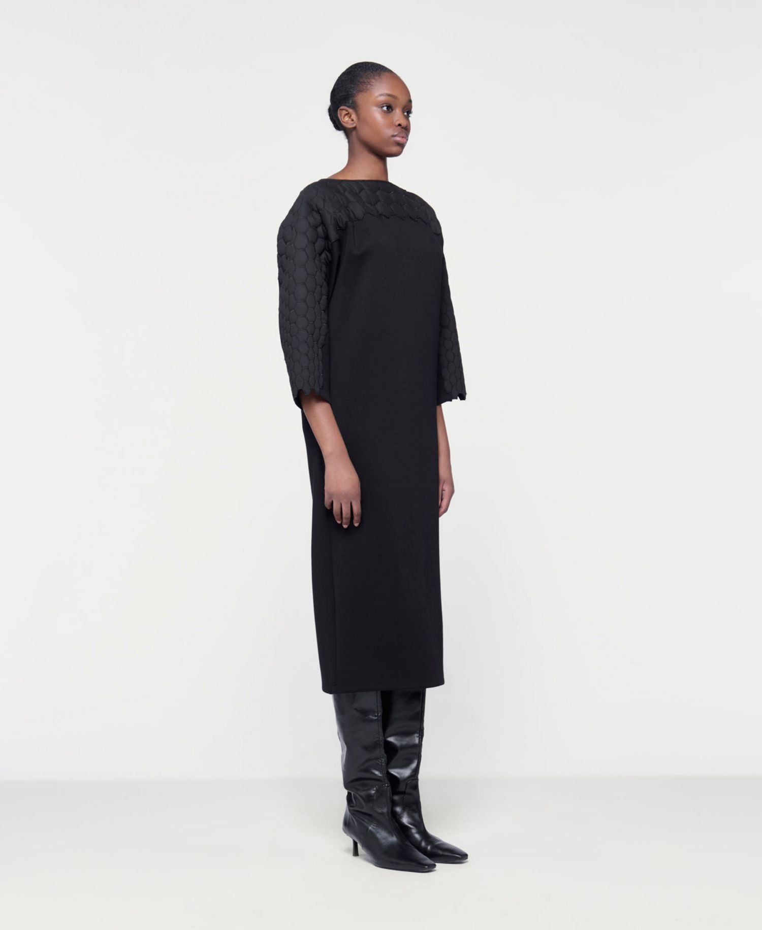 Women's Quilted Embroidered Dress
