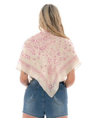 Satin Multi Functional Square Scarf