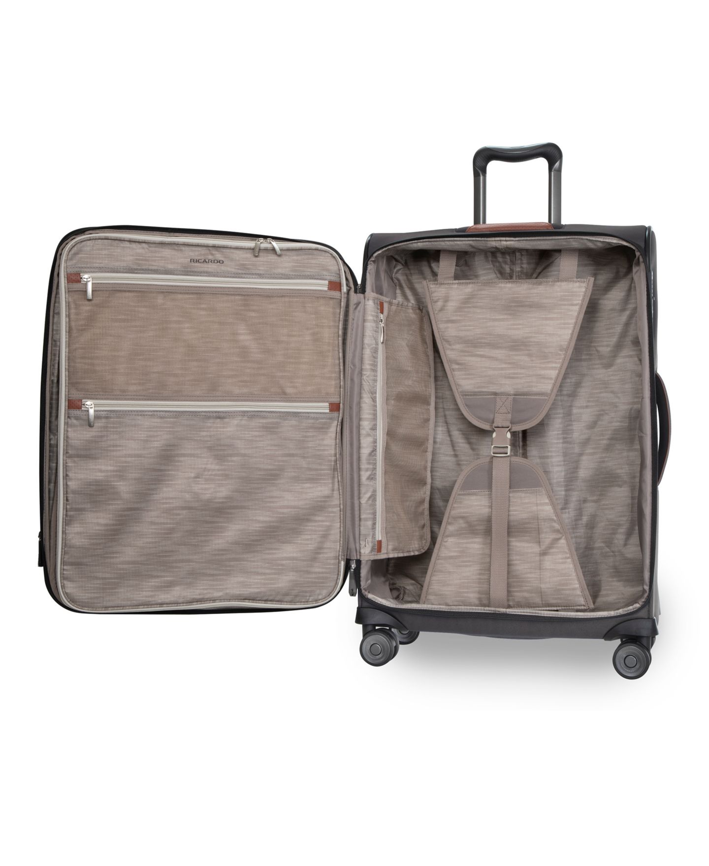 Чемодан Ricardo Montecito 3.0 Medium Check-In Spinner Suitcase, цвет: Серый — фото 5