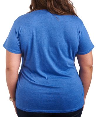 Plus Size Peanuts Easter Don't Worry Be Hoppy Snoopy Short-Sleeve Graphic T-Shirt