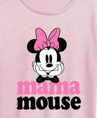 Plus Size Disney Mama Mouse Minnie Short-Sleeve Graphic T-Shirt