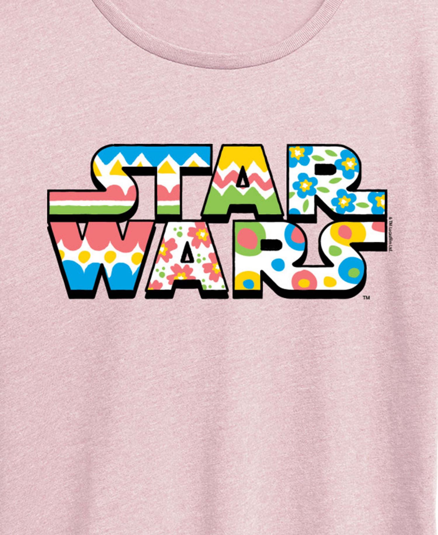 Plus Size Star Wars Spring Logo Short-Sleeve Graphic T-Shirt