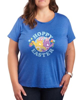 Plus Size Care Bears Hoppy Easter Short-Sleeve Graphic T-Shirt