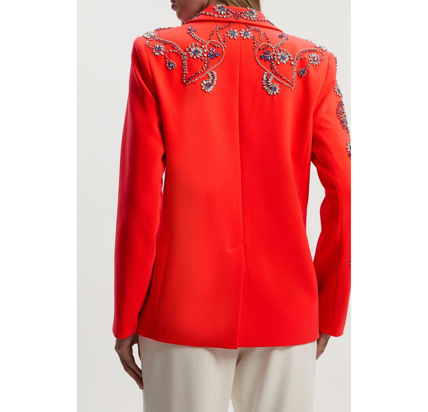 Women's Embellished Single Breasted Blazer