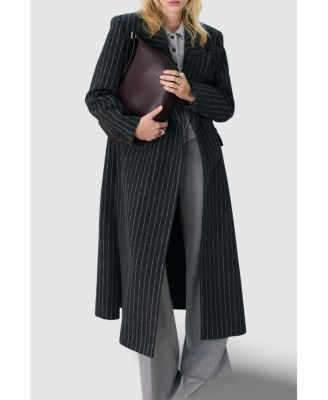 Women's Double Breasted Tailored Maxi Coat