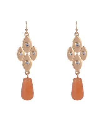  Aventurine Bead Drop Earrings