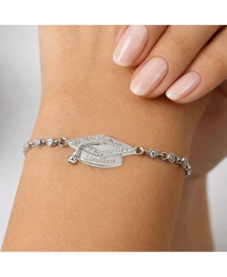 Limitless Graduation Cap Adjustable Pave Bracelet
