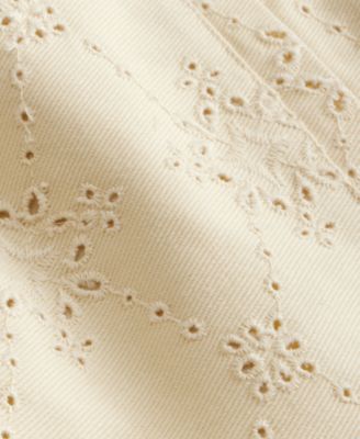 Women's Cotton Eyelet Shorts