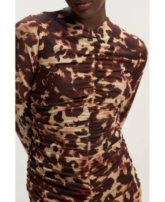 Women's Sculpted Ruched Maxi Dress