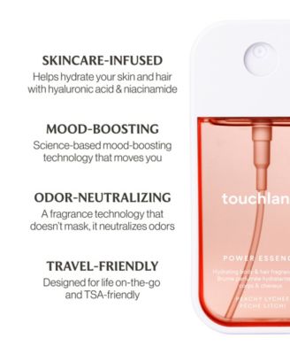 Power Essence Peachy Lychee Body and Hair Fragrance Mist, 2 oz.