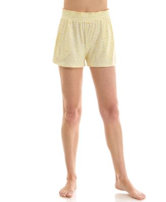 Women's Faux Smocked Pajama Shorts, 2-Pack