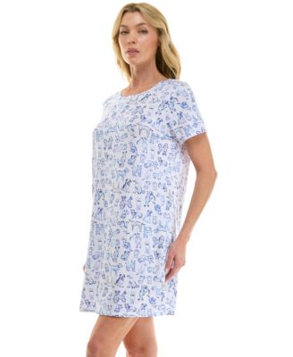 Women's Relaxed Short-Sleeve Sleep Shirt