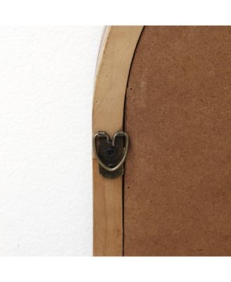 Horizon Arch Wooden 23.6" W x 39.6" H Wall Mirror with Legs