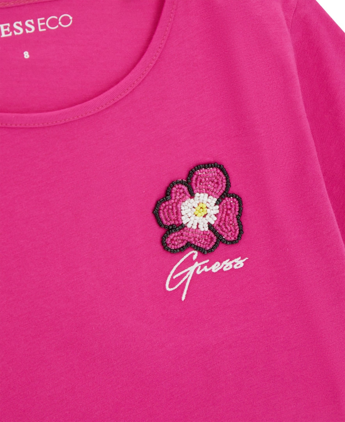 Guess Girls' 7-16 Embroidered Short-Sleeve T-Shirt