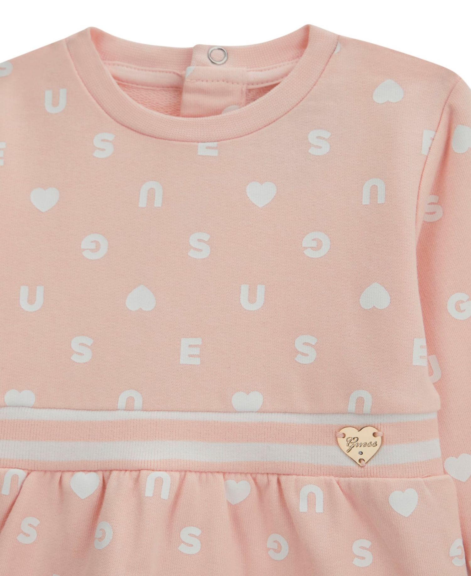 Baby Girls' Long-Sleeve Dress and Matching Bloomer