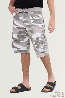 X RAY Big & Tall Cargo Shorts Camo & Solid Colors 12.5" Inseam Knee Length Classic Fit Multi Pocket