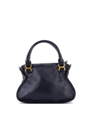 Medium Marcie Satchel Leather