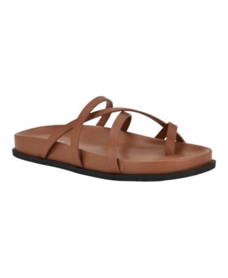 Women's Helden Leather Strappy Flat Footbed Sandals
