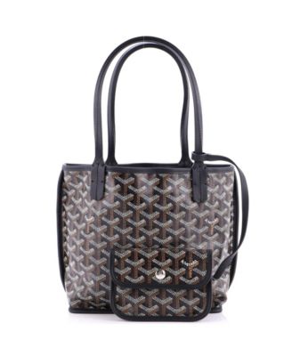 Mini Anjou Reversible Tote Coated Canvas