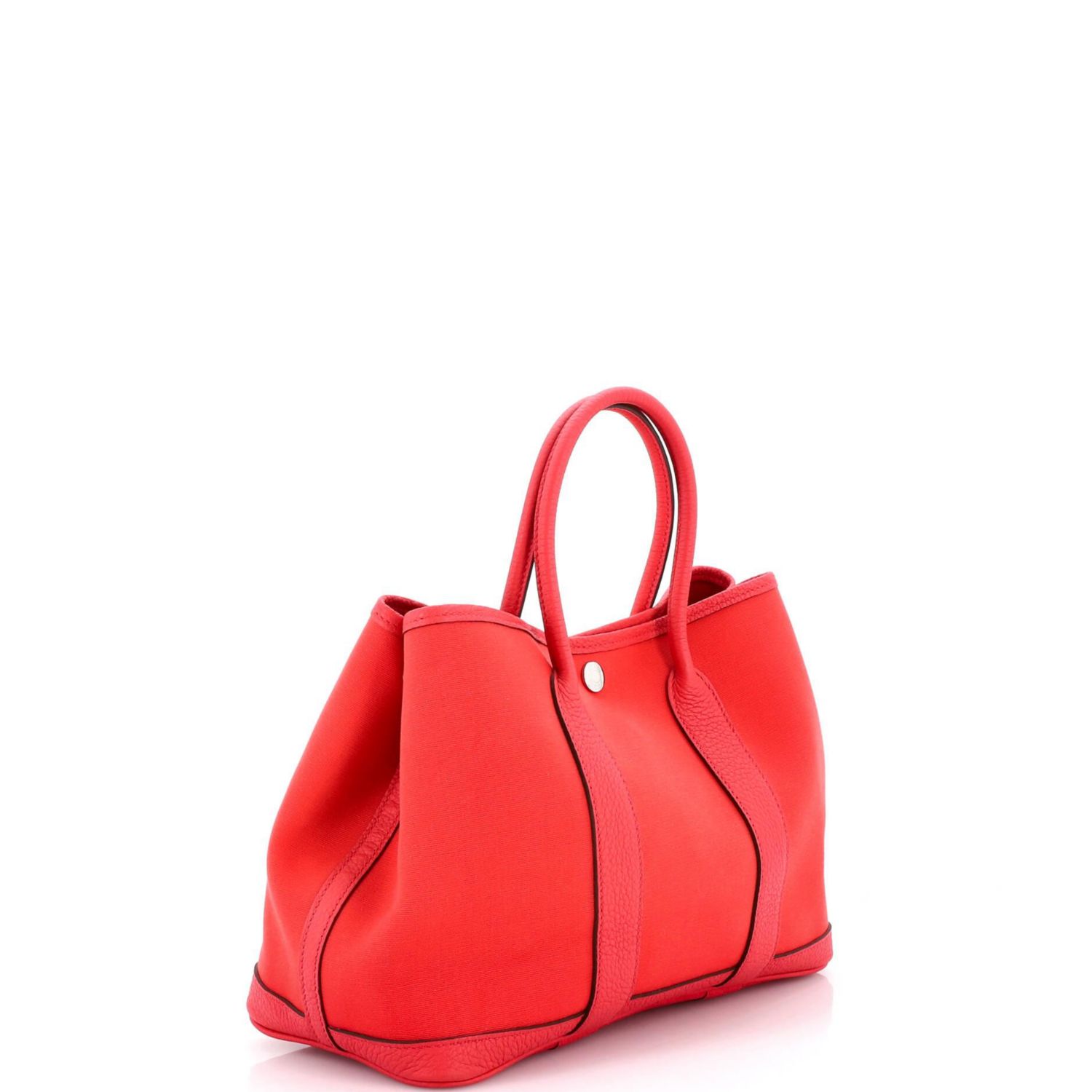30 Garden Party Tote Toile and Leather