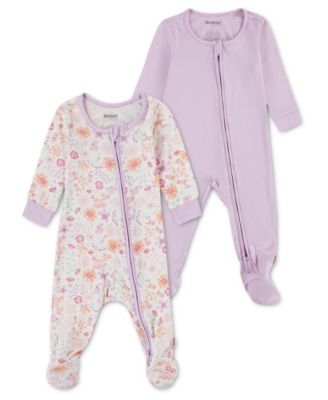 Baby Girls' Viscose Coverall, 2-Pack