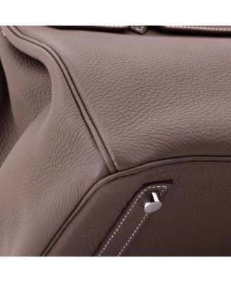 Birkin 30 Handbag Grey Togo with Palladium Hardware