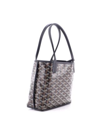 Mini Anjou Reversible Tote Coated Canvas