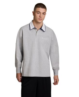 Men's Long-Sleeve Rugby Polo Shirt