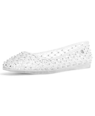 MICHAEL Women's Pixie Jelly Slip-On Ballet Flats