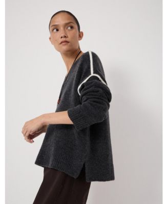 Women's Billie Wool Blend V Neck Sweater