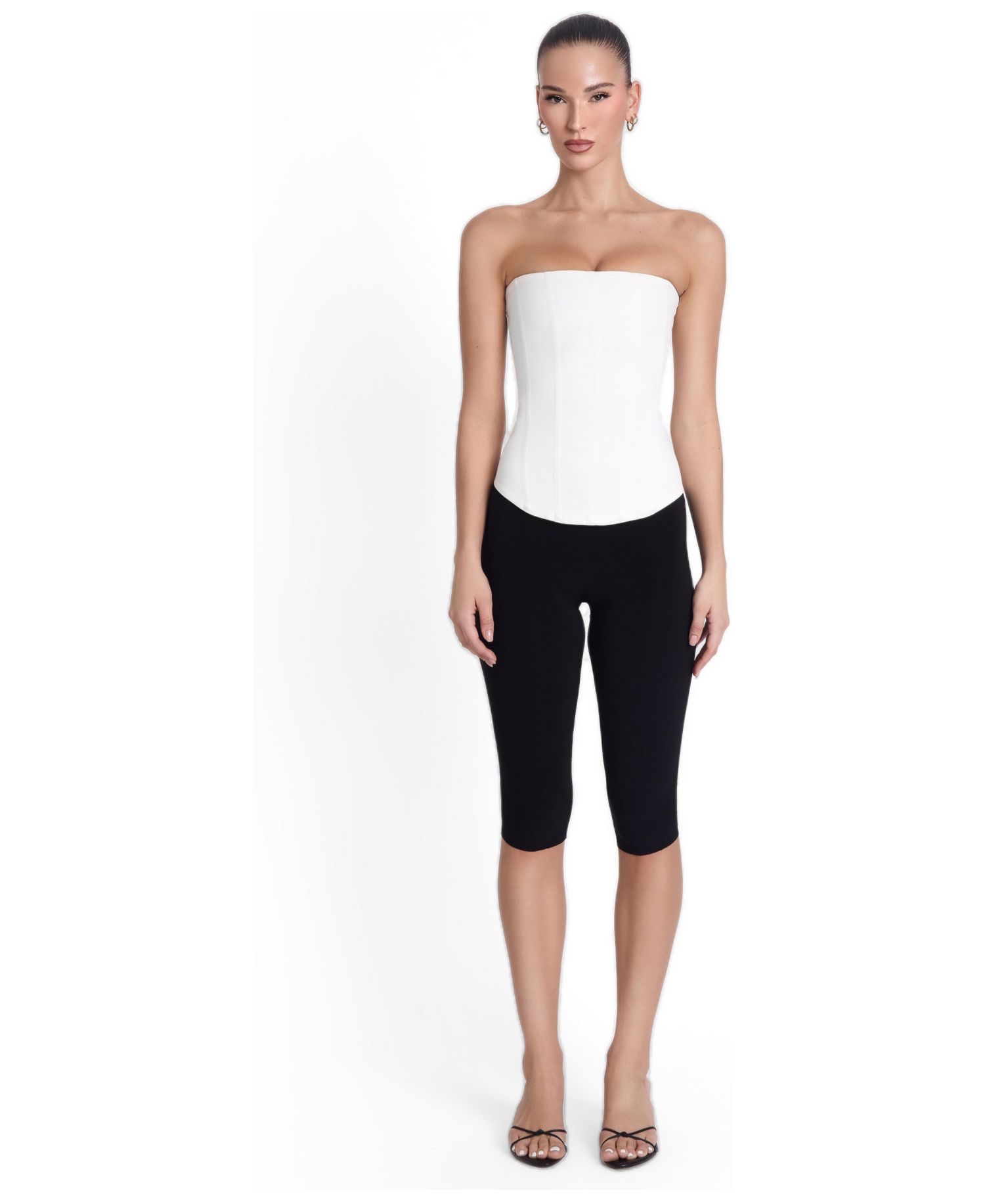 Women's Sphynx Satin Corset Top