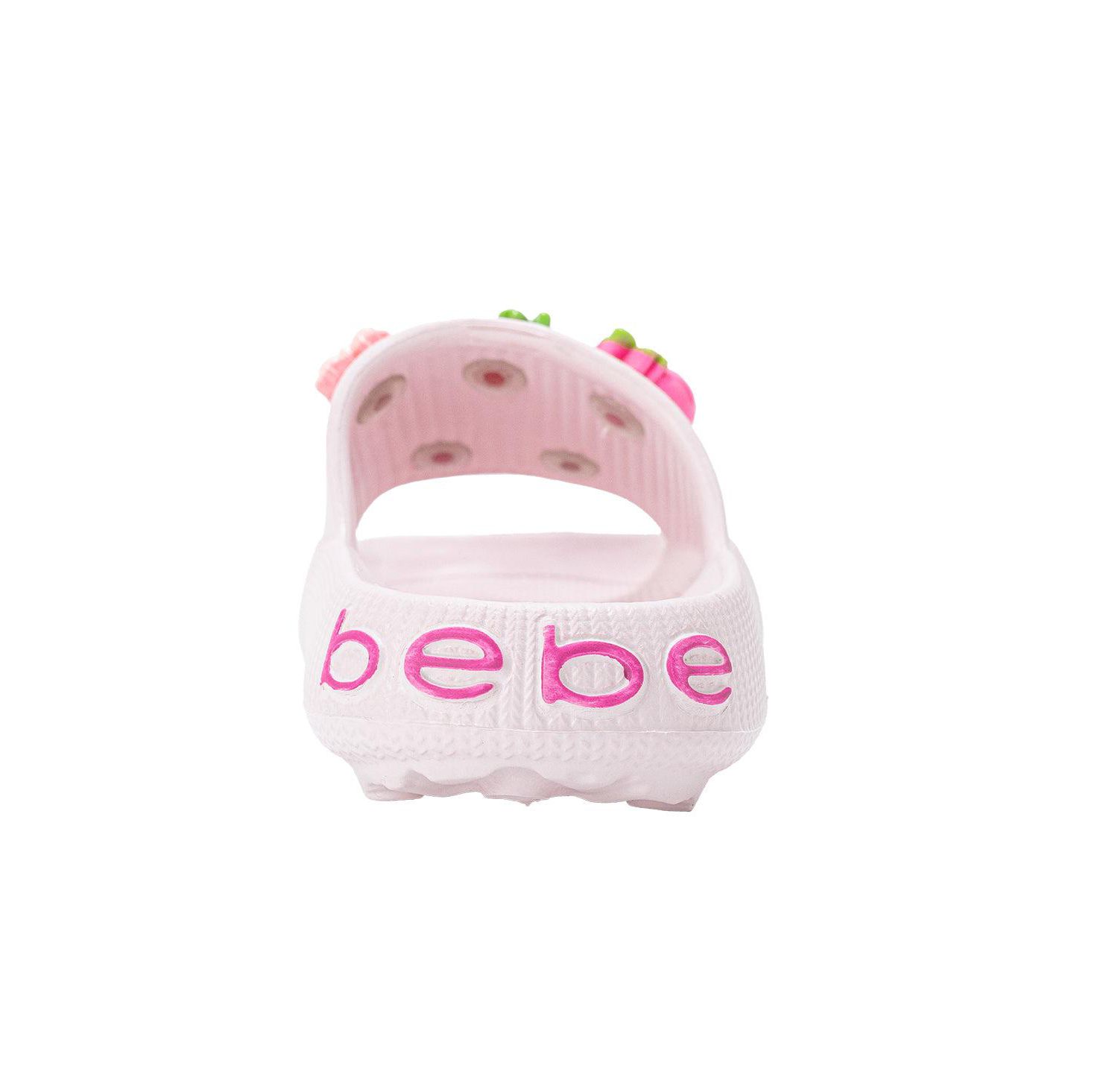 Girls Girls EVA Slide - Lightweight Comfy Slide Sandals with Strawberry Charms