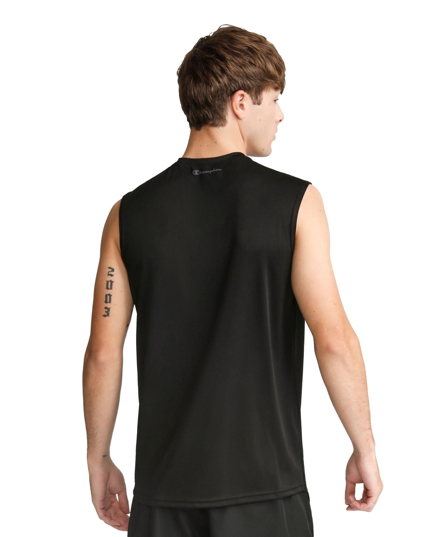Men's Crewneck Sport Muscle Tank Top T-Shirt