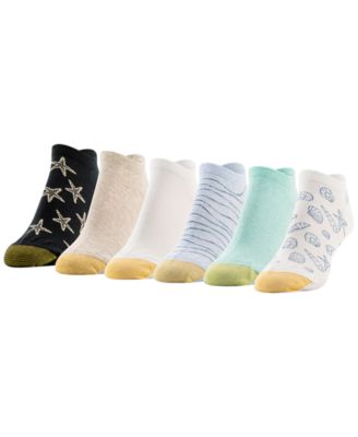 Women's Casual Low Tide Liner Socks, 6-Pack