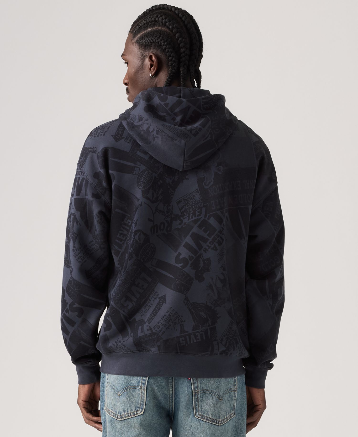 Men's Premium Long-Sleeve Hooded Sweatshirt
