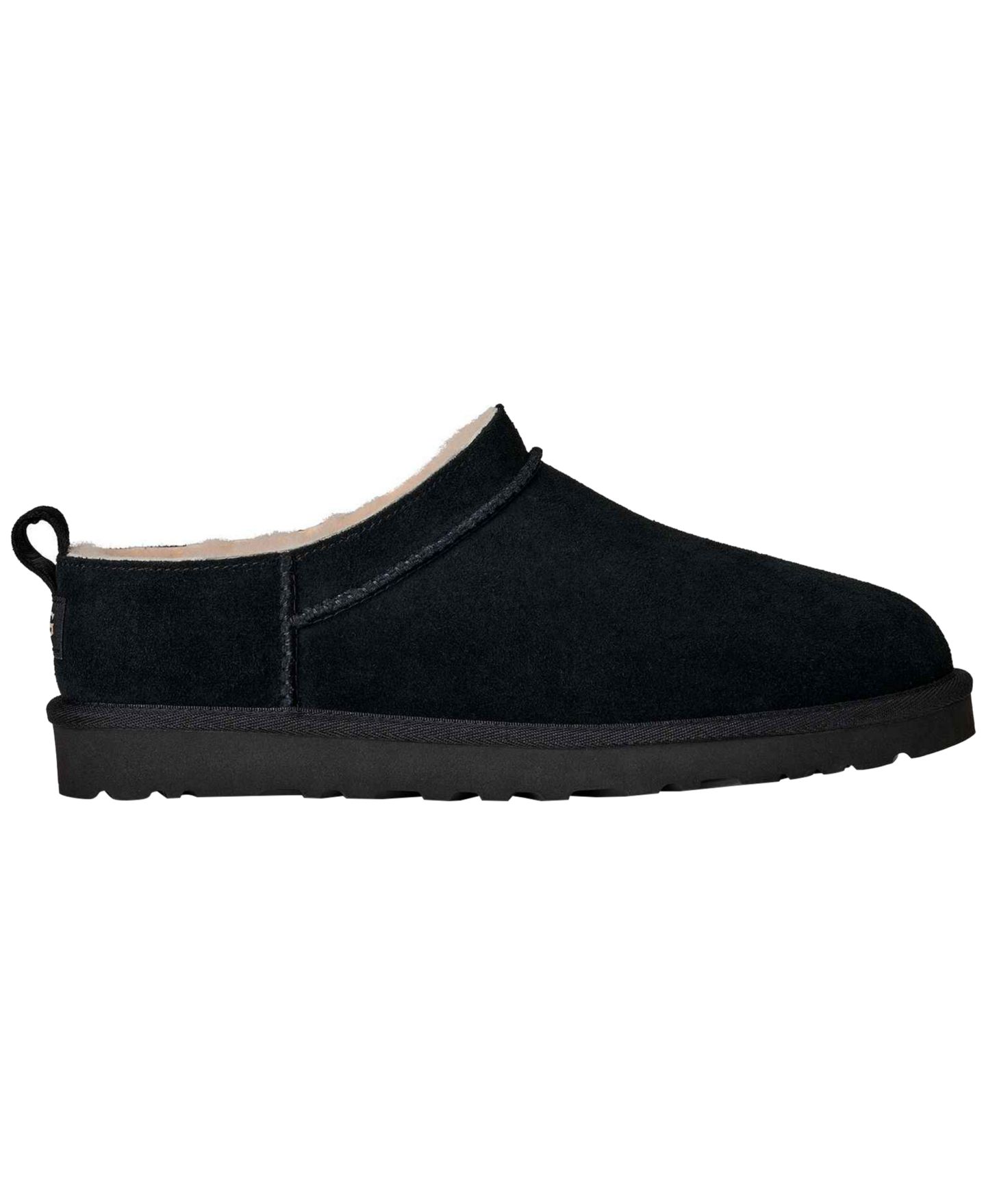 Мужские тапочки UGG® Classic Micro Slip-on Slippers, цвет: Чёрный — фото 2