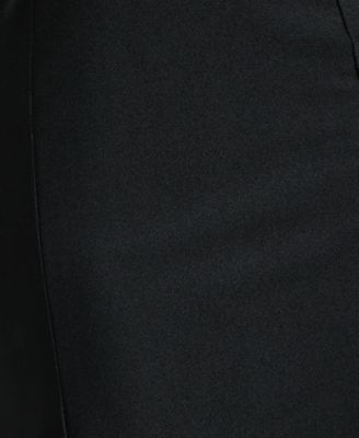 Juniors' Imitation-Pearl Halter Neck Long Gown