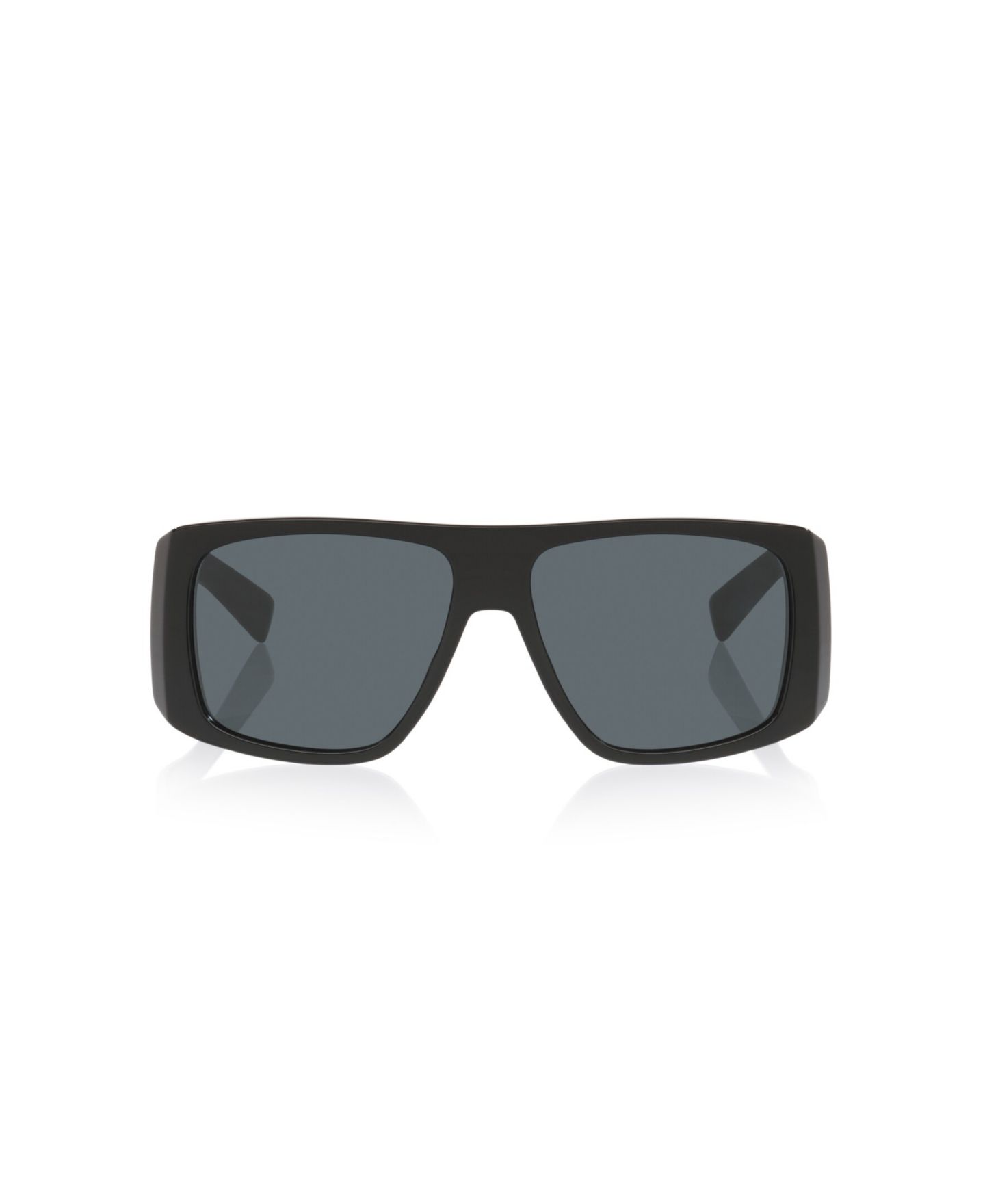 Женские солнцезащитные очки Saint Laurent Rectangle Sunglasses, SL832 YS000889, цвет: Чёрный — фото 5