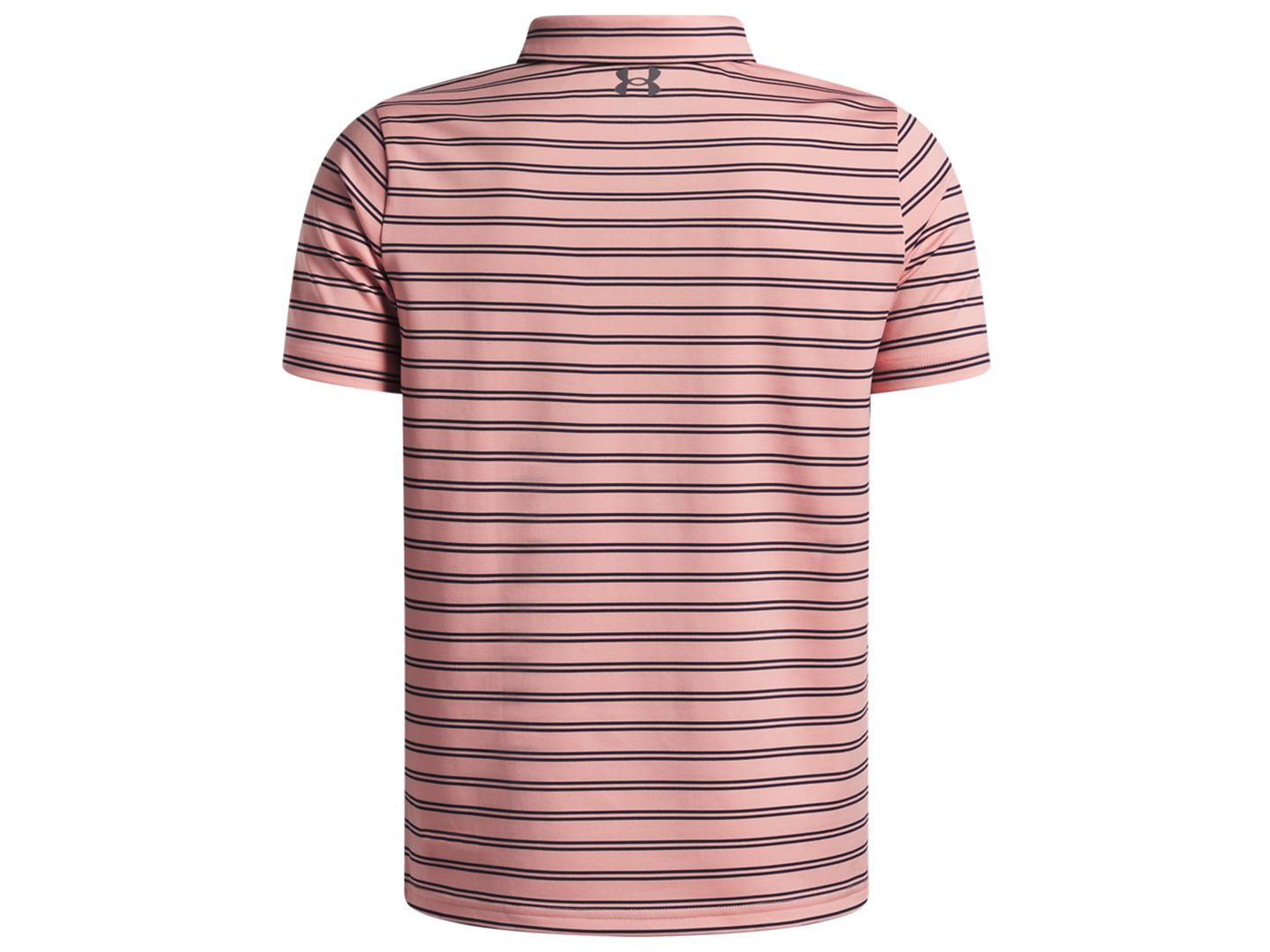Поло Under Armour Matchplay Stripe Polo Shirt для мальчиков, цвет: Розовый — фото 2