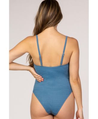 Maternity Smocked One-Piece Swimsuit