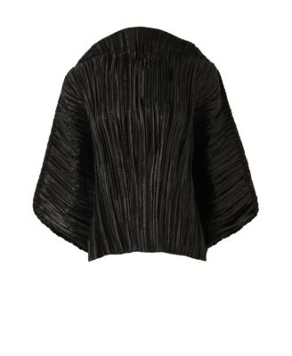 Women's Plisse Batwing Top