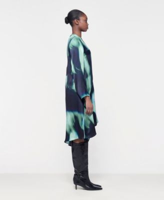 Women's Printed Paneled Dress