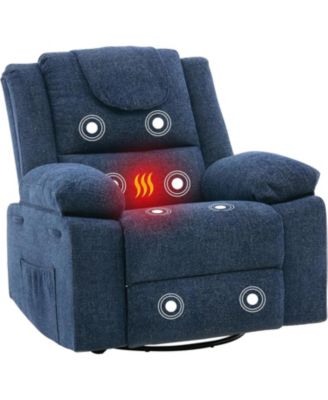 Adults Oversized Rocking Nursery Glider Recliner Chair