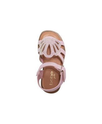 Big Girls Girl's  Fashion Sandals – Dressy Shoes with  rs  Logo and Hanging Charms