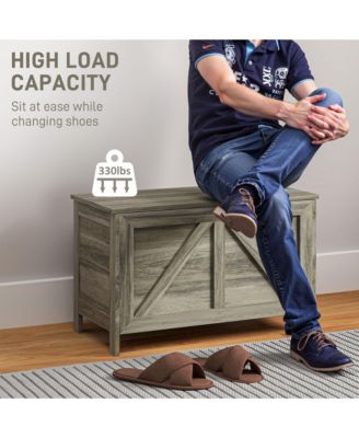 19" Farmhouse Storage Chest Organizer,