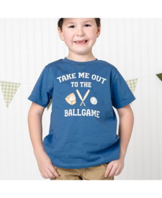 Baby Boys Take Me Out To The Ballgame Short Sleeve T-Shirt