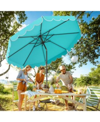 Outdoor Market Umbrella with Crank and Tilt