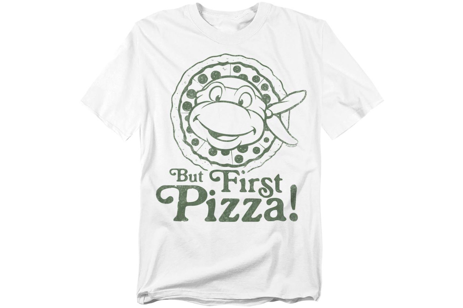 Men's TMNT But First Pizza T-Shirt